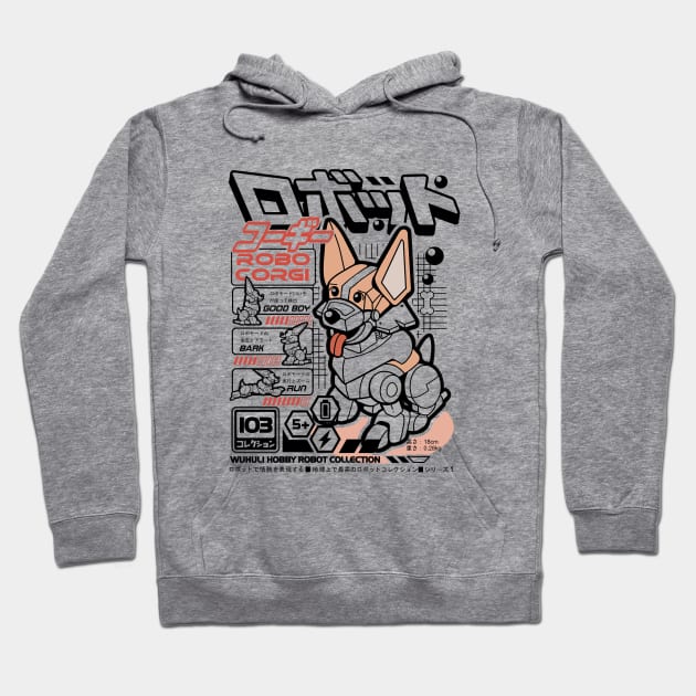 Robo Corgi Hoodie by wuhuli